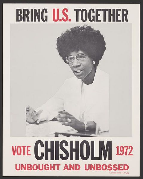Shirley Chisholm presidential campaign poster