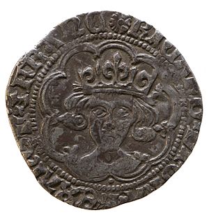 Archivo:Silver groat of Richard III (YORYM 1980 846) obverse