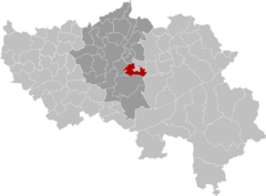 Trooz Liège Belgium Map.svg