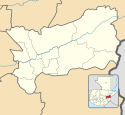 Huité ubicada en Zacapa