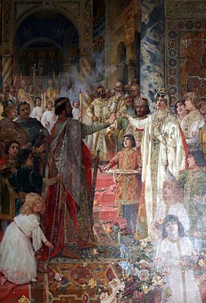 Archivo:Zaruke hrvatskog kralja Zvonimira Celestin Medović
