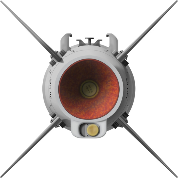 AIM-120C5 AMRAAM rear view