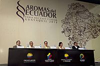 Archivo:Aromas del Ecuador, Feria del Café y Cacao Guayaquil 2012 (8007580937)