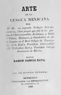 Archivo:Arte de la lengua mexicana (1810)