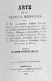 Arte de la lengua mexicana (1810)