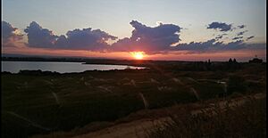 Archivo:Atardecer en la Laguna de Sariñena