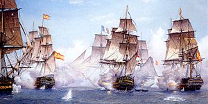 Archivo:Batalla de Trafalgar 1