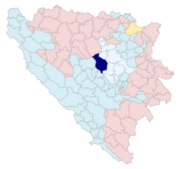 BiH municipality location Zenica.svg