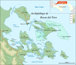 Archivo:Bocas del Toro Archipelago map