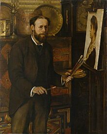 Collier, Marian - Portrait of John Collier - circa 1882-1883.jpg