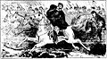 Episódio do dia 11 de Dezembro de 1868. O bravo general Ozorio apezar de ferido no maxillar inferior esquerdo por uma bala de fuzil continúa a frente de sua cavalleria na perseguição dos paraguayos fugitivos