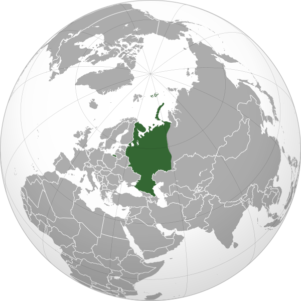 European Russia (orthographic projection)