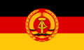 Flag of NVA (East Germany) alternative version