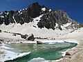 Glacial lake in Alam Chal دریاچه یخچالی در علم‌چال - panoramio