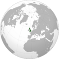 Great Britain (orthographic projection)