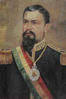 Hilarión Daza. Anonymous author. c. 1876, Círculo Militar, La Paz.png