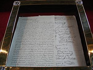 Archivo:Independence treaty of Bolivia