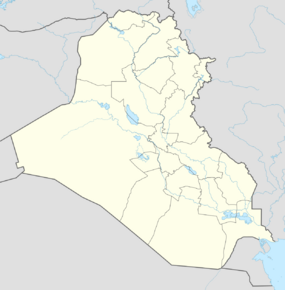 Batalla de Gaugamela ubicada en Irak