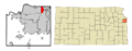 Johnson County Kansas Incorporated and Unincorporated areas Merriam Highlighted