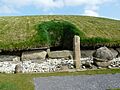 Knowth entrance to second passage 2010
