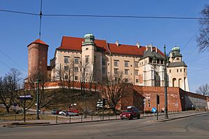 Archivo:Kraków - Wawel - Widok od wschodu 01