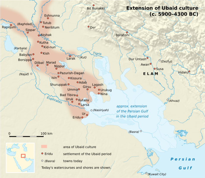 Map Ubaid culture-en