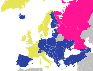 Archivo:Map of Council of Europe member states by founding and later members