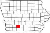 Map of Iowa highlighting Union County.svg