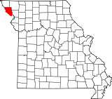 Map of Missouri highlighting Holt County.svg