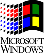 Microsoft Windows 3.1x logo with wordmark.svg