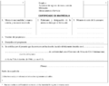 Modelo certificado matrícula