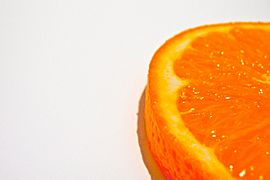 Orange slice - right
