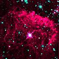 Pistol star and nebula