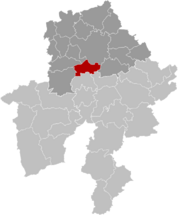 Profondeville Namur Belgium Map.svg