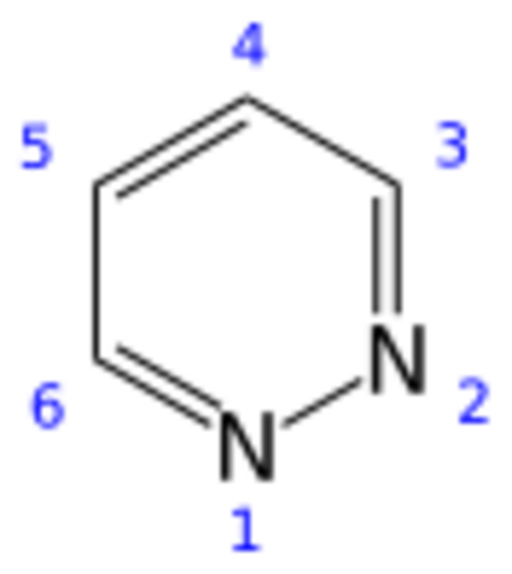 Pyridazine 2D numbers