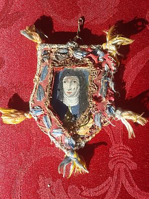 Archivo:Relicario de la Venerable Sor María de Jesús de Ágreda. S.XVIII