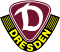 SG Dynamo Dresden Wappen DDR 1980er weinrot