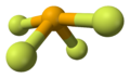 Selenium-tetrafluoride-gas-3D-balls