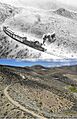 V&T train at tunnel 1 Then and Now.