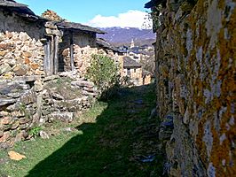 Vista de una calle de la localidad.