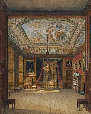 Archivo:Windsor Castle, King's Eating Room, by Charles Wild, 1816 - royal coll 922108 313689 ORI 2