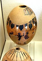 1130 - Keramikos Museum, Athens - Black-figure egg - Photo by Giovanni Dall'Orto, Nov 12 2009.jpg