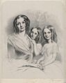 Anna Constantia (née Beresford), Lady Thynne; Selina Thynne; Emily Thynne by Richard James Lane