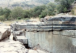 Archivo:Chromitite Bushveld South Africa