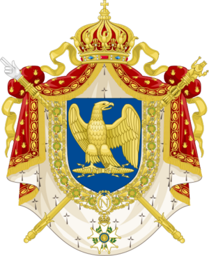 Archivo:Coat of Arms Second French Empire (1852–1870)-2