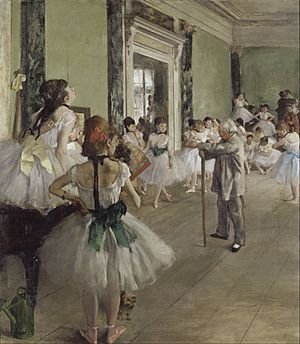 Archivo:Edgar Degas - The Ballet Class - Google Art Project
