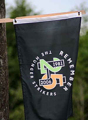 Archivo:Hunger strike flag
