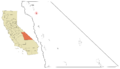 Inyo County California Incorporated and Unincorporated areas Big Pine Highlighted