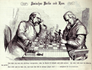 Archivo:Kladderadatsch 1875 - Zwischen Berlin und Rom