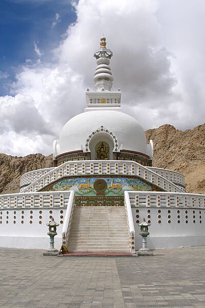 Leh, Shanti Stupa, Ladakh, India
